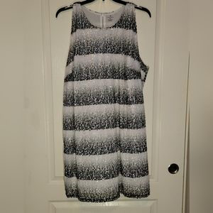 Worthington 3X Black and White Sequence Dress